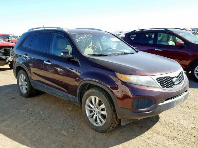 5XYKT4A25BG083140 - 2011 KIA SORENTO BA BURGUNDY photo 1