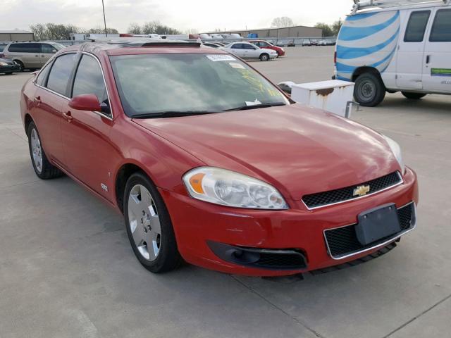 2G1WD58C389123179 - 2008 CHEVROLET IMPALA SUP 红色 照片 1