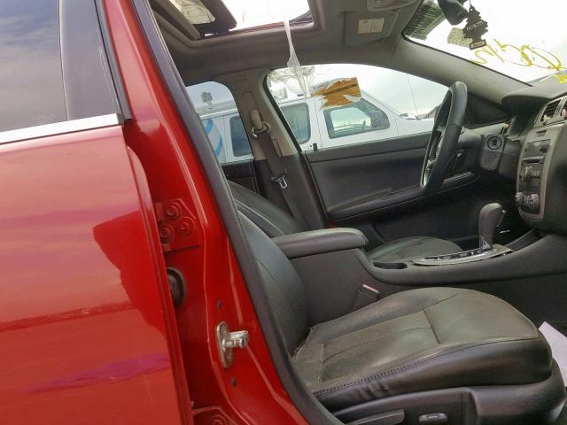 2G1WD58C389123179 - 2008 CHEVROLET IMPALA SUP 红色 照片 5