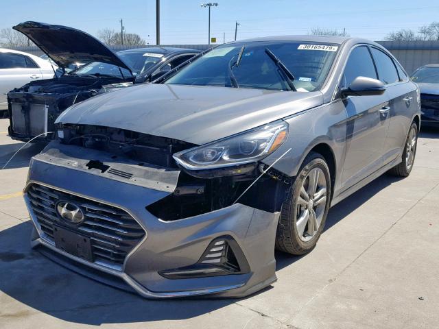 5NPE34AF5JH662765 - 2018 HYUNDAI SONATA SPO CHARCOAL photo 2