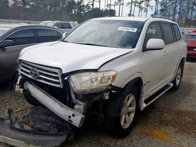 JTEDS41A182036396 - 2008 TOYOTA HIGHLANDER WHITE photo 2