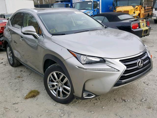 JTJBARBZ3G2093520 - 2016 LEXUS NX 200T SILVER photo 1