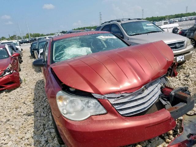 1C3LC46B79N558923 - 2009 CHRYSLER SEBRING LX BURGUNDY photo 1