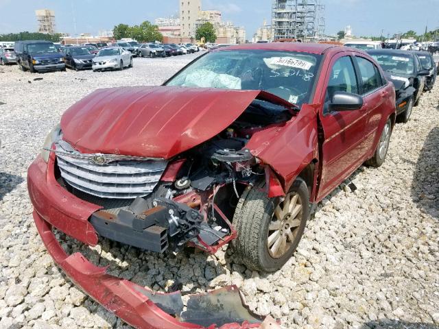 1C3LC46B79N558923 - 2009 CHRYSLER SEBRING LX BURGUNDY photo 2