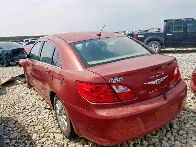 1C3LC46B79N558923 - 2009 CHRYSLER SEBRING LX BURGUNDY photo 3