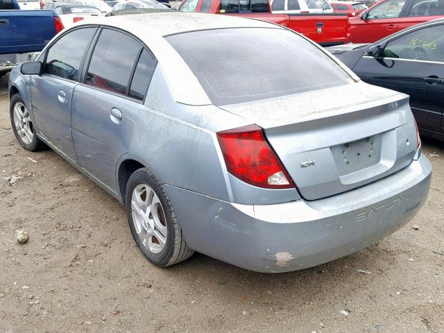 1G8AK52F13Z139674 - 2003 SATURN ION LEVEL BLUE photo 3
