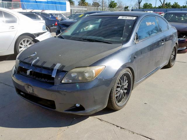 JTKDE177X70207400 - 2007 TOYOTA SCION TC შავი ფოტო 2
