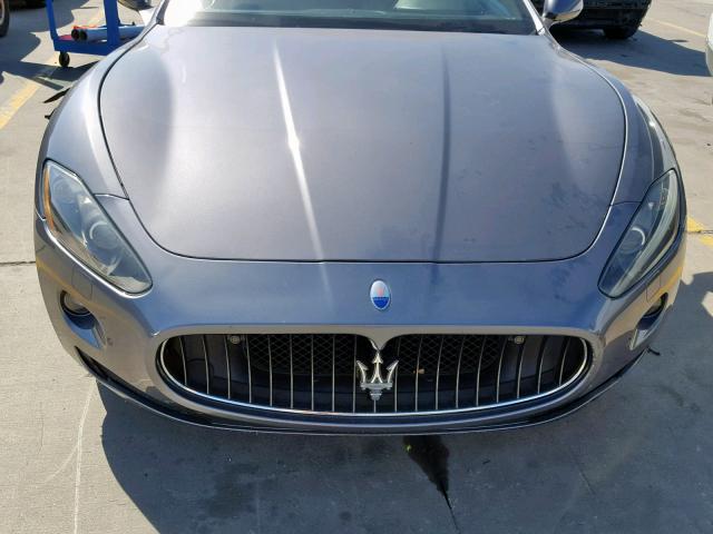 ZAMGJ45A690046977 - 2009 MASERATI GRANTURISM CHARCOAL photo 7