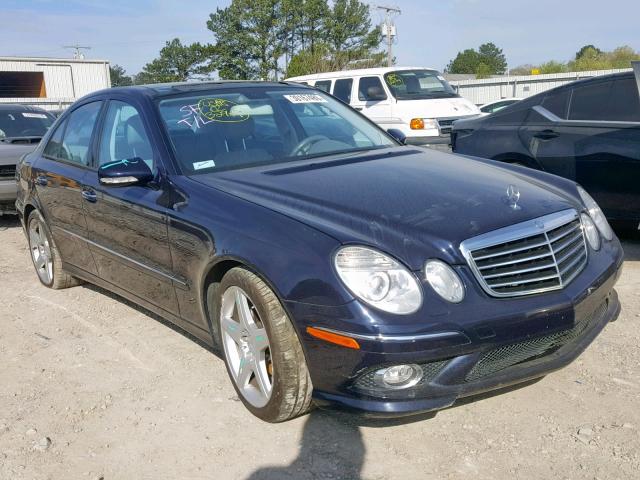 WDBUF56X58B191267 - 2008 MERCEDES-BENZ E 350 BLUE photo 1