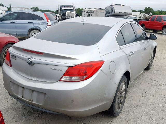 2G4GS5ER4D9202330 - 2013 BUICK REGAL PREM GRAY photo 4