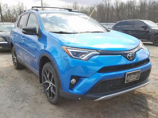 2T3JFREV3GW435631 - 2016 TOYOTA RAV4 SE BLUE photo 1