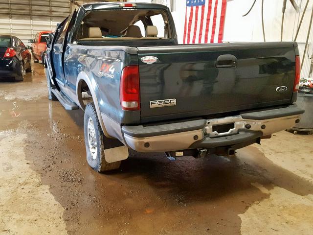 1FTWW31P06EA80899 - 2006 FORD F350 SRW S GREEN photo 3