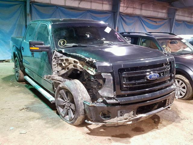 1FTFW1ET6DFD57560 - 2013 FORD F150 SUPER BLACK photo 1