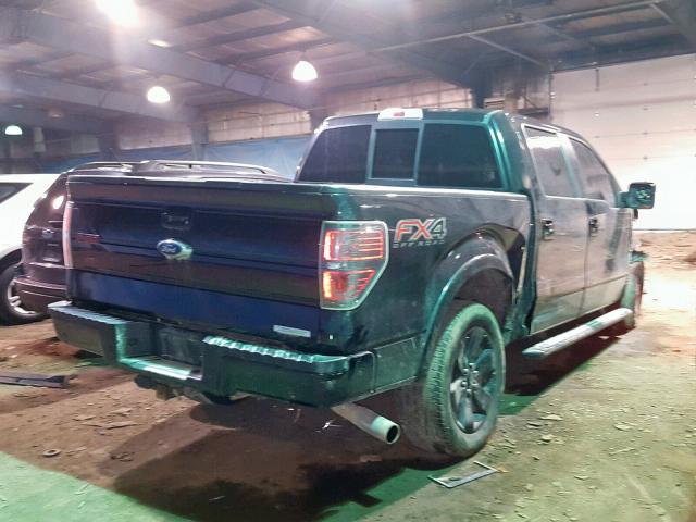 1FTFW1ET6DFD57560 - 2013 FORD F150 SUPER BLACK photo 4