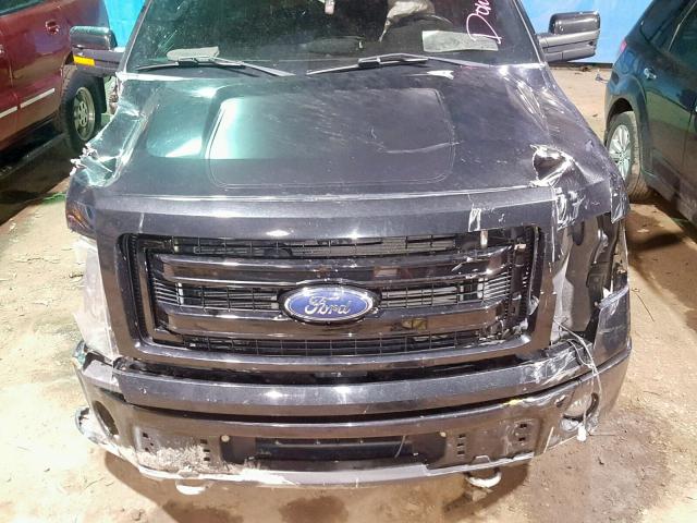 1FTFW1ET6DFD57560 - 2013 FORD F150 SUPER BLACK photo 7