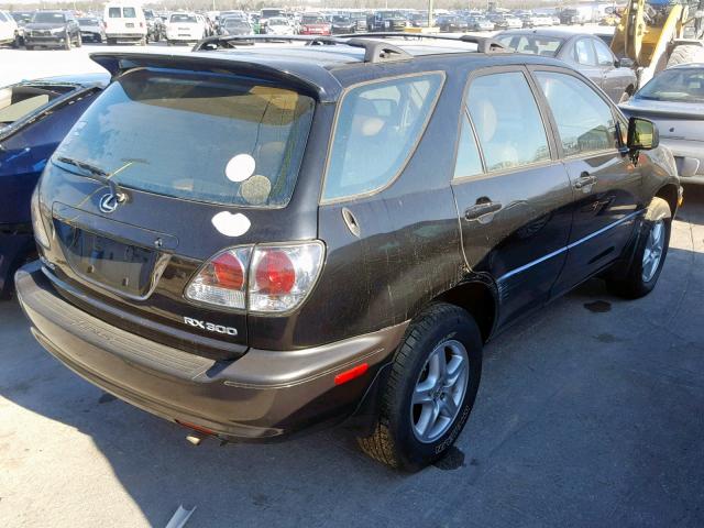 JTJHF10U210217137 - 2001 LEXUS RX 300 BLACK photo 4