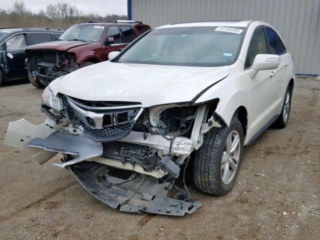 5J8TB3H54DL008357 - 2013 ACURA RDX TECHNO WHITE photo 2