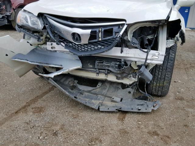 5J8TB3H54DL008357 - 2013 ACURA RDX TECHNO WHITE photo 9