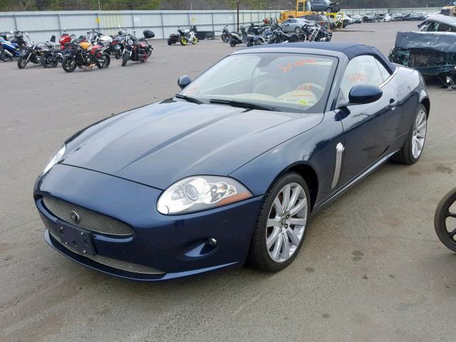 SAJWA44B685B23296 - 2008 JAGUAR XK BLUE photo 2