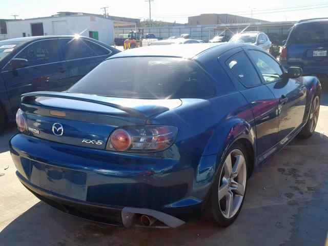 JM1FE173170211316 - 2007 MAZDA RX8 TEAL photo 4