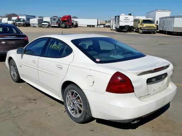 2G2WR544551207896 - 2005 PONTIAC GRAND PRIX WHITE photo 3