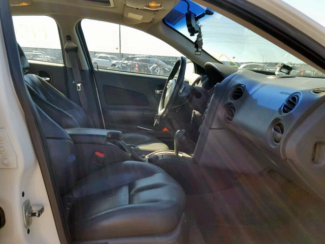 2G2WR544551207896 - 2005 PONTIAC GRAND PRIX WHITE photo 5