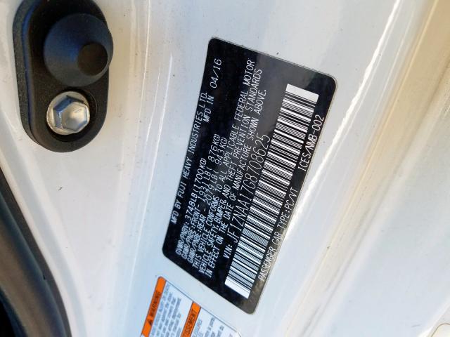 JF1ZNAA17G8708625 - 2016 TOYOTA SCION FR-S  photo 10