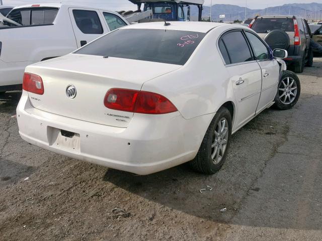 1G4HR57Y16U132621 - 2006 BUICK LUCERNE CX WHITE photo 4