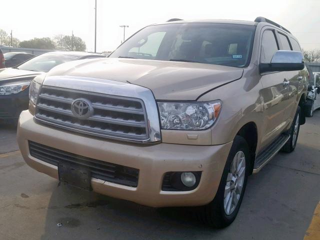 5TDYY5G19BS032081 - 2011 TOYOTA SEQUOIA PL GOLD photo 2