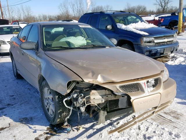1G2NE52F44M619337 - 2004 PONTIAC GRAND AM S BEIGE photo 1