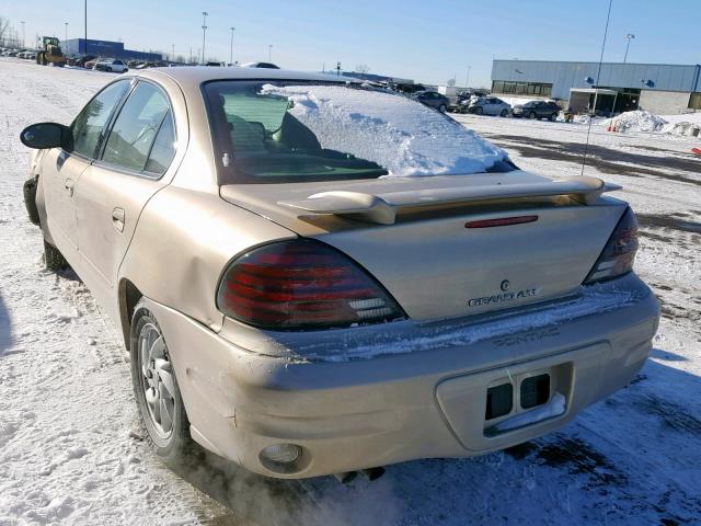 1G2NE52F44M619337 - 2004 PONTIAC GRAND AM S BEIGE photo 3