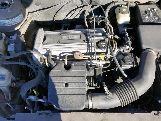 1G2NE52F44M619337 - 2004 PONTIAC GRAND AM S BEIGE photo 7