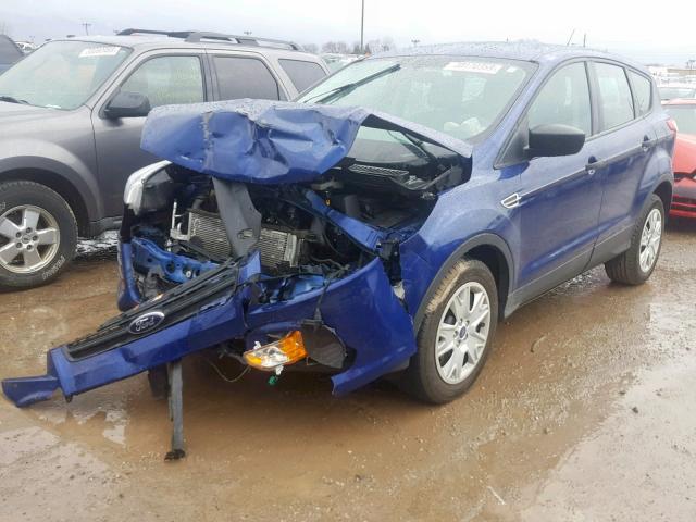 1FMCU0F79FUB04540 - 2015 FORD ESCAPE S BLUE photo 2