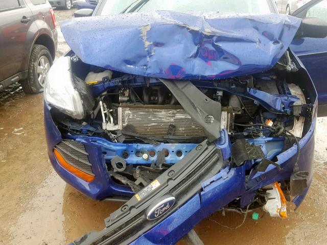 1FMCU0F79FUB04540 - 2015 FORD ESCAPE S BLUE photo 7