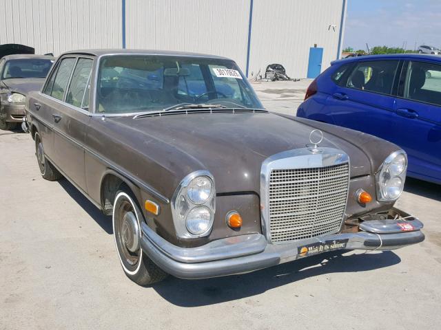 10801212065144 - 1968 MERCEDES-BENZ 280 SE BROWN photo 1