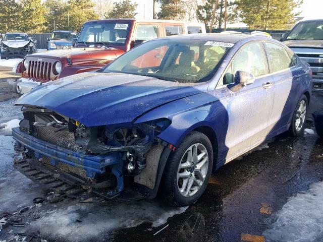 3FA6P0H75DR177694 - 2013 FORD FUSION SE  photo 2