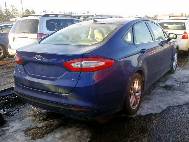 3FA6P0H75DR177694 - 2013 FORD FUSION SE  photo 4