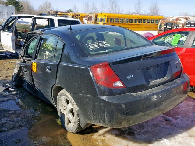 1G8AL55B47Z116935 - 2007 SATURN ION LEVEL BLACK photo 3