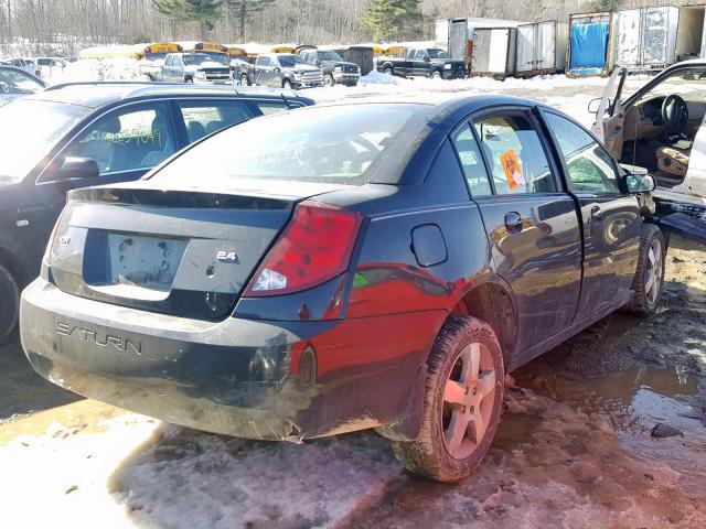 1G8AL55B47Z116935 - 2007 SATURN ION LEVEL BLACK photo 4