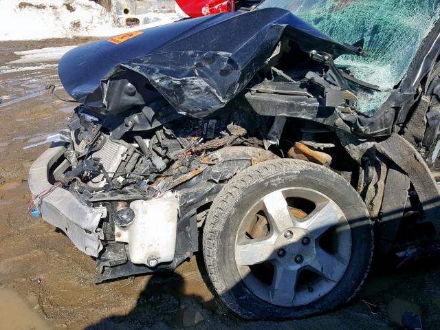 1G8AL55B47Z116935 - 2007 SATURN ION LEVEL BLACK photo 9