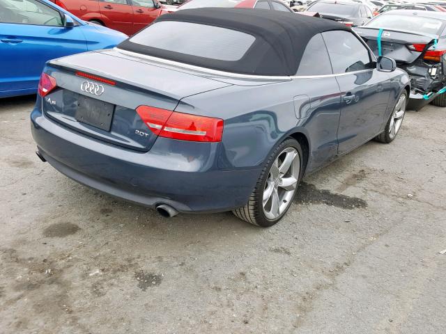 WAUJFAFH7BN003096 - 2011 AUDI A5 PREMIUM CHARCOAL photo 4