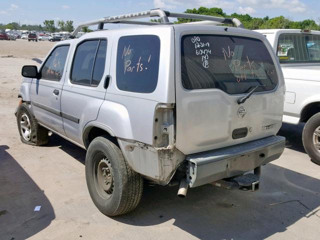 5N1ED28T34C637677 - 2004 NISSAN XTERRA XE SILVER photo 3