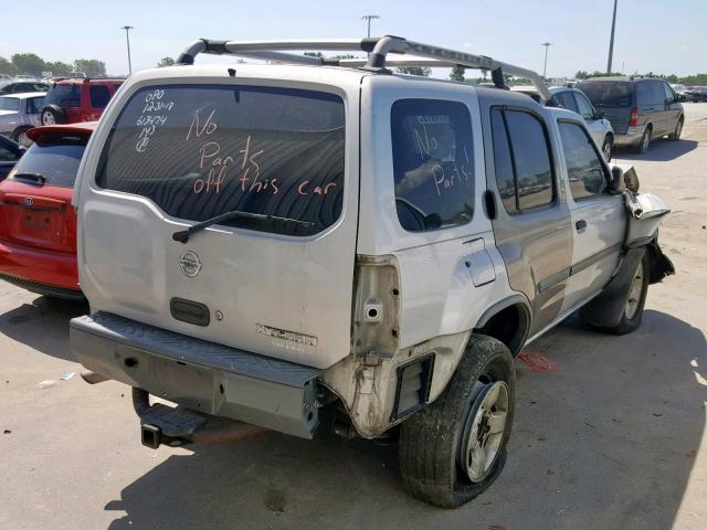 5N1ED28T34C637677 - 2004 NISSAN XTERRA XE SILVER photo 4