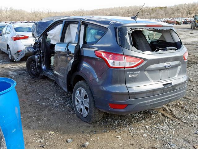 1FMCU0F70FUC35873 - 2015 FORD ESCAPE S GRAY photo 3