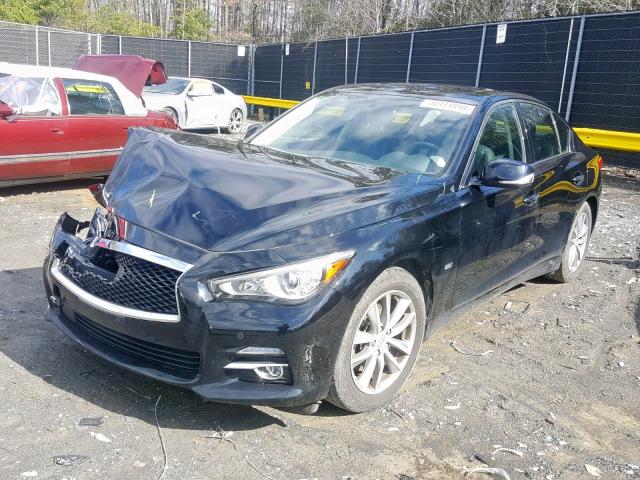 JN1CV7AR5HM680246 - 2017 INFINITI Q50 BASE BLACK photo 2