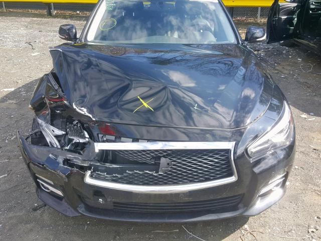 JN1CV7AR5HM680246 - 2017 INFINITI Q50 BASE BLACK photo 7