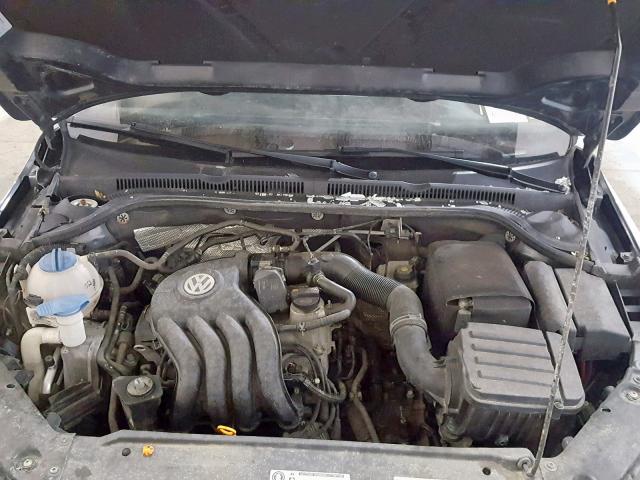 3VW2K7AJ8DM294086 - 2013 VOLKSWAGEN JETTA BASE GRAY photo 7