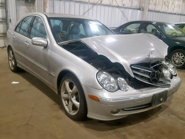 WDBRF40J74A605069 - 2004 MERCEDES-BENZ C 230K SPO SILVER photo 1