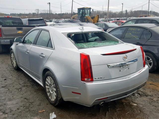 1G6DH5EY6B0134393 - 2011 CADILLAC CTS LUXURY SILVER photo 3