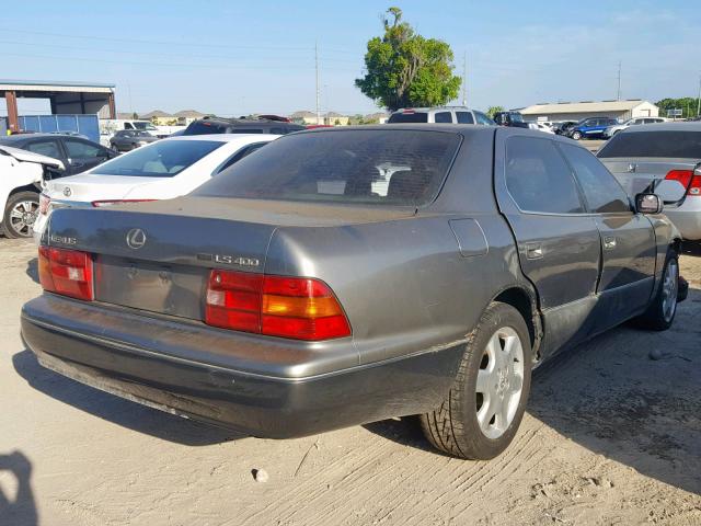 JT8BH28F4V0094458 - 1997 LEXUS LS 400 GRAY photo 4